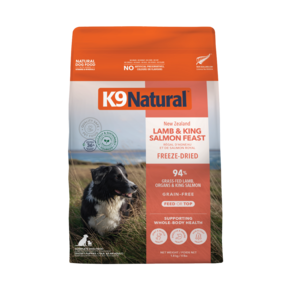 K9내추럴 동결건조 뉴질랜드 램앤킹연어피스트강아지사료1.8kg