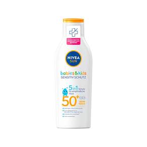 Nivea 독일 니베아 베이비즈 앤 키즈 센시티브 프로텍션 앤 케어 선 로션 SPF 50+ 200ml