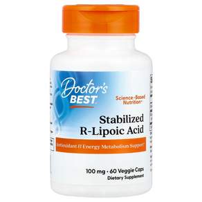 닥터스베스트 BioEnhanced Na-RALA 함유 안정화 R-리포산 100mg 베지 캡슐 60정