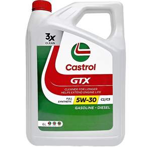 castrol 캐스트롤 GTX 5W30 C3 SN 엔진오일 가솔린 디젤 LPG 겸용