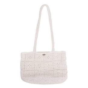 슬로우슬로울리 No.213 / Lily Metallic Crochet Big Shoulder Bag _ Aurora (릴리 메탈릭 크로셰 빅 숄더백 _ 오로라)