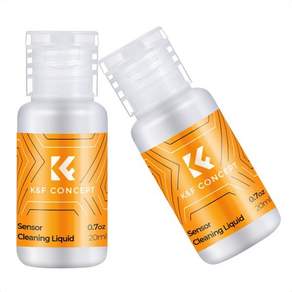 K&F 컨셉 20ML 2 카메라 클리닝 솔루션 극세사 렌즈 클리너 케어 키트 코팅 쌍안경 스코프 및 안경용 불연성