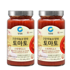 청정원 양파 구운마늘과 스파게티소스 토마토