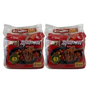 짜파게티 사천 137g, 4개 - 짜장면