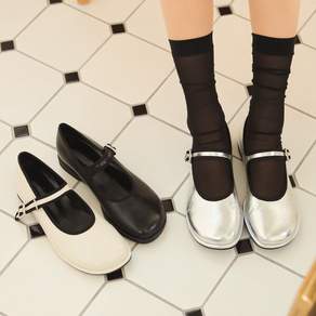 [프리플라] [리퍼브]rfb048-7 Lovely Mary Jane Flats - 3 Colors