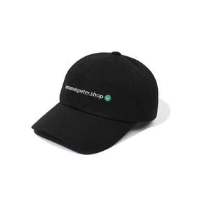 마이네임이즈피터 PETER.SHOP BALL CAP - BLACK