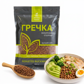 임페리아 푸드 볶은 메밀 Roasted Buckwheat '햅 메밀' 25년도 수확한 메밀