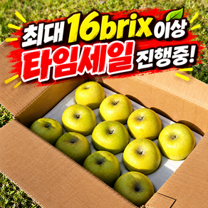 [최대16brix] 고당도 시나노골드 사과 국내산