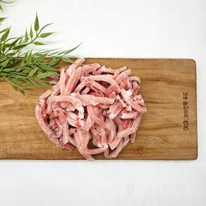 잡채고기 잡채용고기 잡채돼지고기 국내산 등심 유슬 후지 1kg