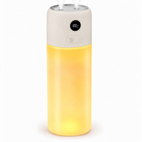 톡임매 미니 가습기 500ml 사무용 탁상용 차량용 무선 무소음 가습기