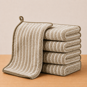 펀토피아 대나무 행주 수세미 죽섬유행주 30 x 30cm