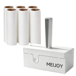 meijoy 사선컷팅 테이프 클리너 핸들+거치대+리필6개