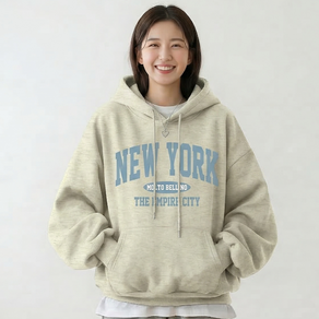 몰토벨리노 뉴욕엠파이어MB 여성 오버핏 후드티