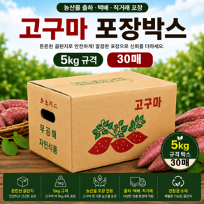 고구마포장박스 5kg