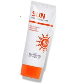 페이스 진정 SPF50 70ml 선크림 데일리 보습 PA 활동 야외 발림 산뜻 멀티