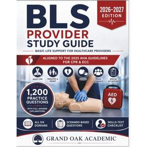BLS 제공자 학습 가이드 2026–2027판 1200개의 연습 문제와 상세한 해설 포함