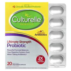 superimpact Culturelle (컬처렐) 프로바이오틱 얼티밋 스트렝스 프로바이오틱 200억 CFU 1회 1정 섭취 베지 캡슐 20정 빠른배송 감사합니다