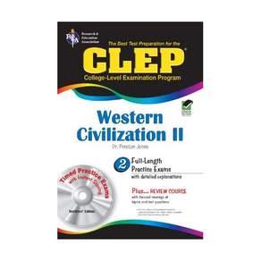 CLEP� 서양 문명 II wCD CLEP 시험 준비용