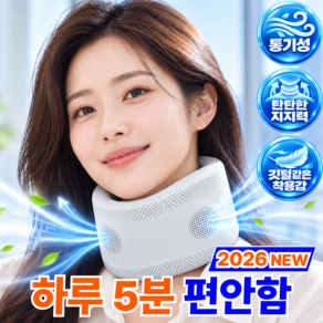 투온스 통풍형 목보호대 6세대 쿠션형 목깁스