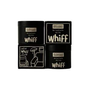 WHIFF 위프 고체형 탈취제 본품 부아누아 블랙 300g x2개