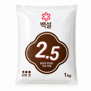 CJ/제일제당/백설 2.5 1kg