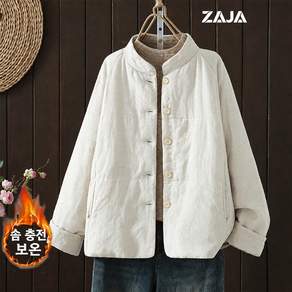 ZAJA 여성 숏 퀄팅 패딩 자켓 루즈핏 빅사이즈 경량패딩 누빔