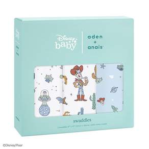 aden + anais 에이든앤아나이 디즈니 토이스토리 속싸개 3팩 120x120cm