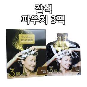 리체나 샴푸형 염색제_파우치형 염색약