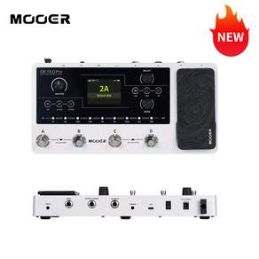 MOOER GE150 Pro 기타 앰프 모델링 멀티 이펙터 리버브 딜레이 4 풋스위치가있는 루퍼 드럼 표현 페달