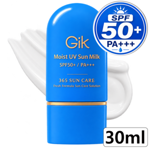 GIK 10가지 무첨가 저자극성 선크림 모이스트 UV 썬밀크