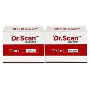 에스디바이오센서dr.scan 닥터스캔 혈당검사지 100매 (50매*2) 국내 생산 약국 전용 당뇨 검사지