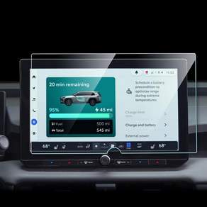 LANTU 2개 세트 유콘 나노 스크린 프로텍터 2023년형 GMC 데날리 10.2인치 차량 내비게이션 터치스크린 보호 필름 Ultimate HD 투명 기포 없음