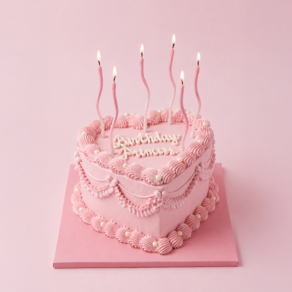 웨이브초 5팩 케이크초 생일초