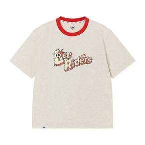 키즈 LEE 리 KIDS 챔피온 래터링 면슬럽 반팔 티셔츠 LK2602ST64