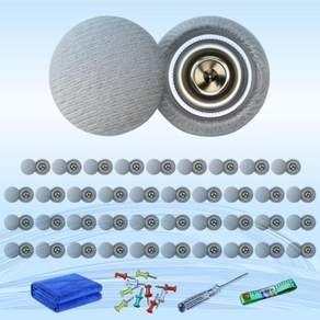 40Pcs Universal Car Roof Cloth Fasteners Auto Interior Repair Clips Metal Rivet Ceiling Repairing A