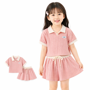 여아 아동 상하복 나시 세트 여름 데일리룩 통기성 냉감 소재 외출복 실내복
