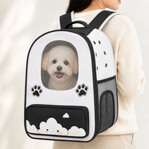 강아지 이동가방 백팩 반려동물 고양이 이동가방 통풍 휴대용