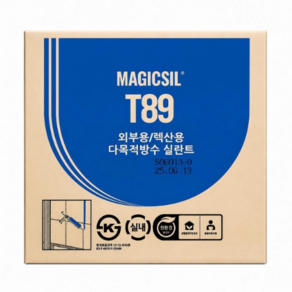 오성 매직씰 T89 렉산 실리콘 투명 1박스 270ML 25개입