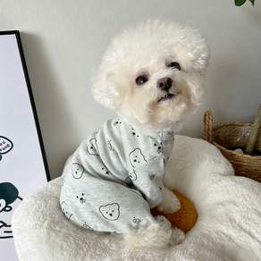 강아지 사족 점프수트 잠옷 홈웨어