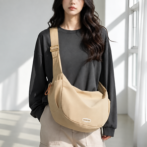 DUGNSTUDIO 남녀공용 데일리 학생 학원 크로스백 메신저백 슬링백 보부상 가방