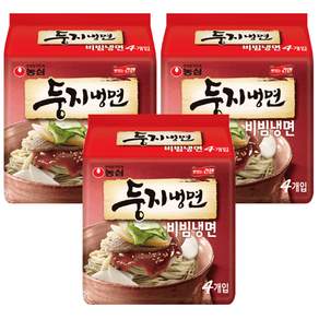 농심 둥지냉면 비빔냉면 162g 12개