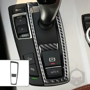 BMW X3 F25 X4 F26 11-17 카본 기어 시프트 패널 핸드 브레이크 트림 장식 호환