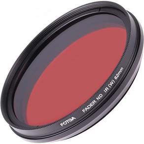 포커스포토 FOTGA 46mm 올인원 조절 가능 적외선 IR 패스 X선 렌즈 필터 530nm에서 650nm 680nm 720nm 750nm 가변 광학 유리
