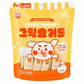 펫라벨 그릭 요거트 강아지 짜먹는 영양 간식 유산균