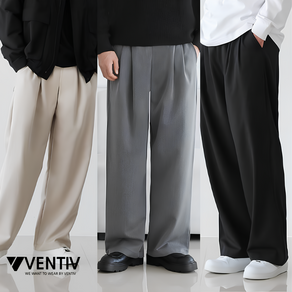 벤티브 남자 TR투턱와이드슬랙스 M~4XL 빅사이즈 팬츠