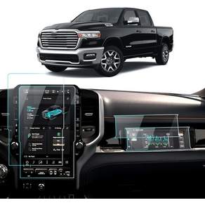 LANTU 2개 세트 유콘 나노 스크린 프로텍터 2023년형 GMC 데날리 10.2인치 차량 내비게이션 터치스크린 보호 필름 Ultimate HD 투명 기포 없음