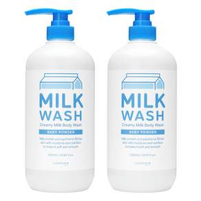 COSMATE 크리미 밀크 바디워시 베이비파우더향