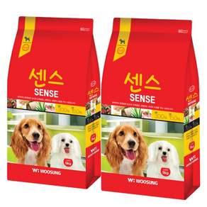 우성 독무대 센스 애견사료 5Kg*2개+홈도그 모이스트버거 100g 증정