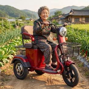 다비온 세발 전동 스쿠터 전기 자전거 어른신 전동차 이동수단 효도선물