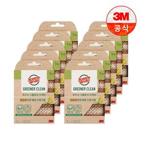 한국쓰리엠 3M 내츄럴 옥수수 그물망사 수세미 (1매입)